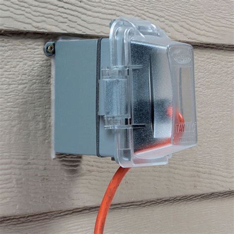 electric box out door|outside electrical outlet boxes.